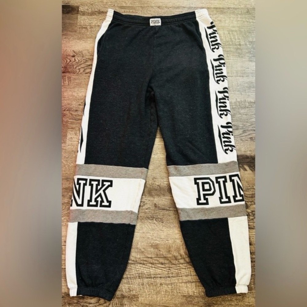 VINTAGE 💜VS PINK LOGO SWEATPANTS